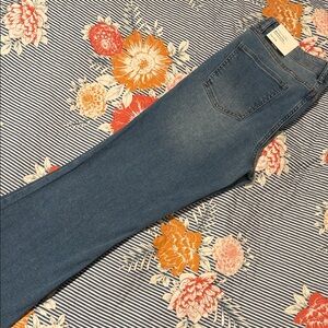 T Tahari Women's Blue Flare Jeans